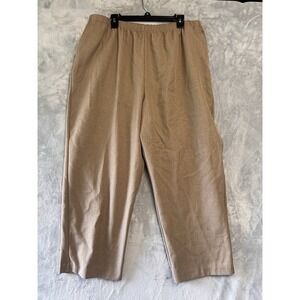 Nikki Womens Tan Pants Size 22W